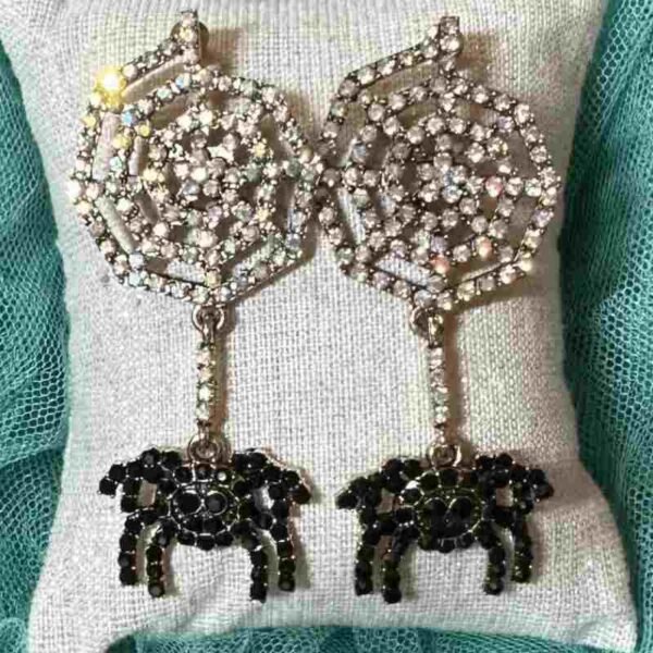 Pendientes Fiesta Tela de Araña