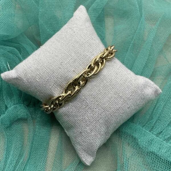 Pulsera Acero dorado Eslabones
