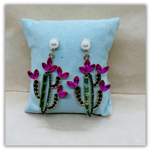 Pendientes Cactus Frida Khalo