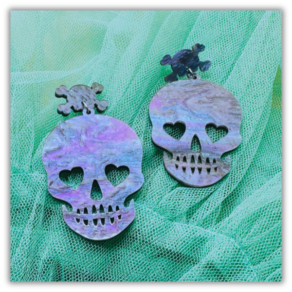 Pendientes Calavera "A Muerte"