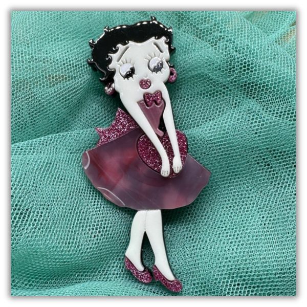 Broche para Ropa Betty Boop Corazón