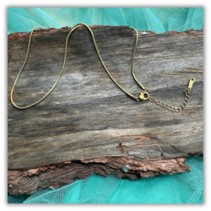 Cadena Acero Dorado serpiente