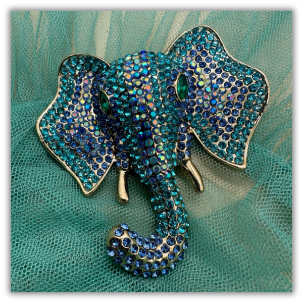 Broche para Ropa Elefante de la Suerte