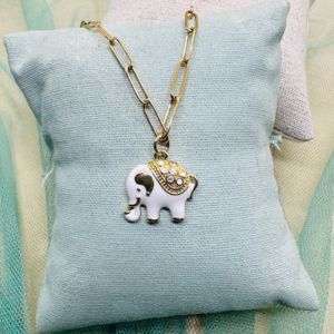Collar Elefante Blanco