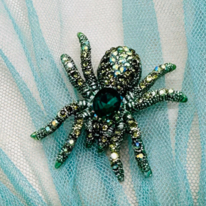 Broche para Ropa Araña Esmeralda