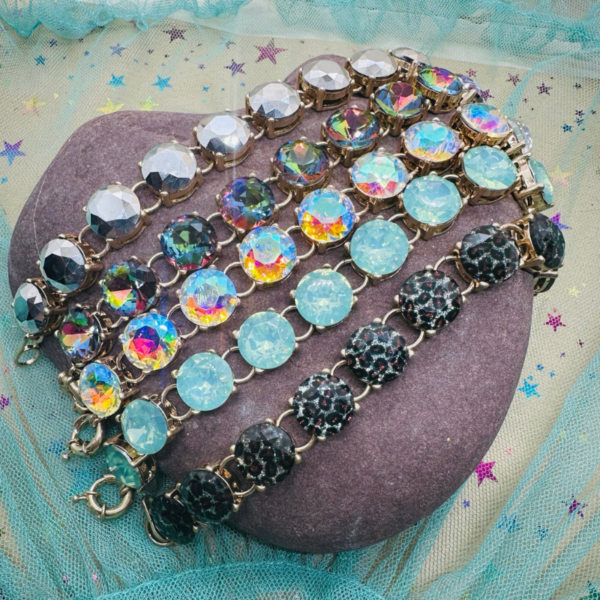 Conjunto Pendientes y Pulsera Cristal