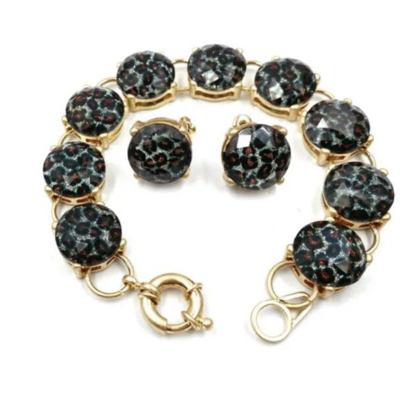 Conjunto Pendientes y Pulsera Cristal - Imagen 6