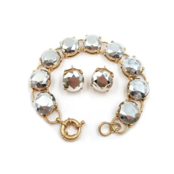 Conjunto Pendientes y Pulsera Cristal - Imagen 5