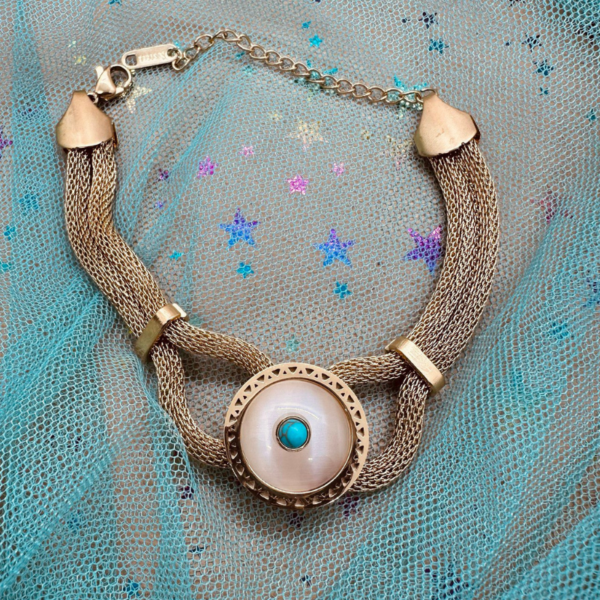 Pulsera Acero Dorado Princesa Maya