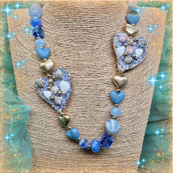 Collar Conchas Romance en el Mar