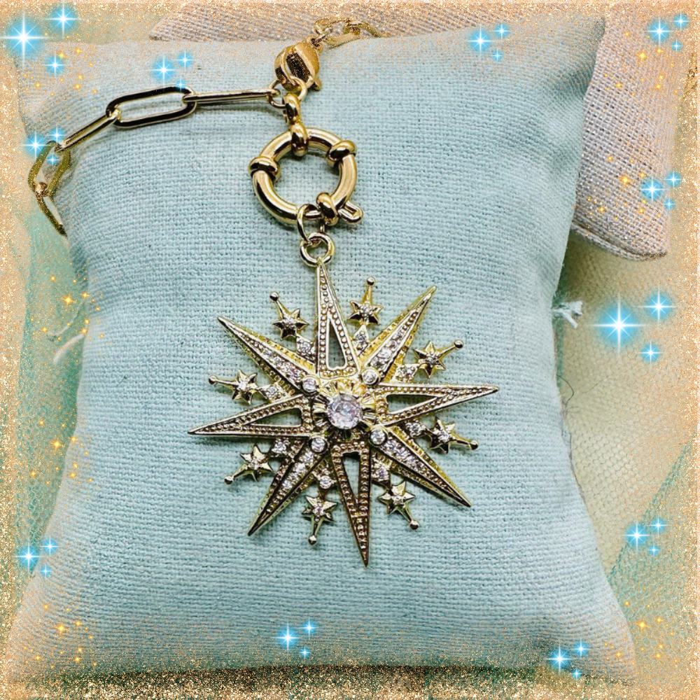 Collar estrella de 8 puntas