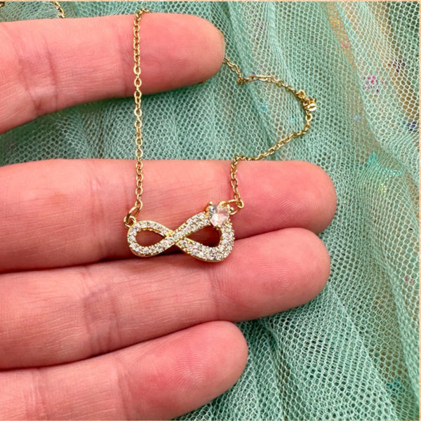 Collar Infinito Corazon - Imagen 2